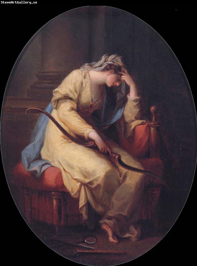 Angelika Kauffmann Penelope trauert uber dem Bogen des Odysseus